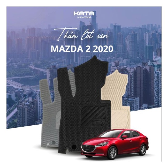 Thảm lót sàn ô tô Mazda 2 2020, 2019, 2018, 2017, 2016